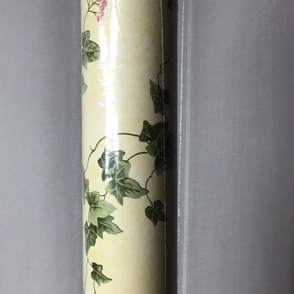 🍃 Wallpaper Ivy Pattern Vinyl Prepasted Peelable Scrubbable